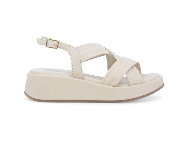 Melluso Sandali Donna Casual Chic con Fasce Incrociate e Platform Beige K35300Z-251630